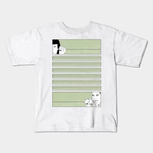 Cup and string phone Kids T-Shirt